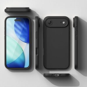 Ringke Silicone Magnetic MagSafe dėklas skirtas Apple iPhone 17 Air - juodos spalvos - Image 7