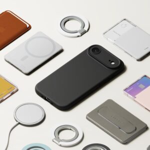 Ringke Silicone Magnetic MagSafe dėklas skirtas Apple iPhone 17 Air - juodos spalvos - Image 9