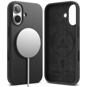 Ringke Silicone Magnetic MagSafe dėklas skirtas Apple iPhone 17 - violetinės spalvos - Image 2
