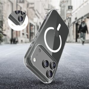 Tech-Protect FlexAir Hybrid MagSafe dėklas skirtas Apple iPhone 17 Pro - skaidrus - Image 4