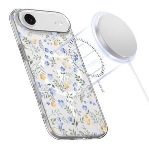 Tech-Protect FlexAir MagSafe dėklas skirtas Apple iPhone 17 Air - Daisies with Leaves - Image 2