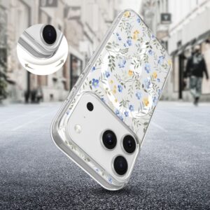 Tech-Protect FlexAir MagSafe dėklas skirtas Apple iPhone 17 Pro Max - Daisies with Leaves - Image 5