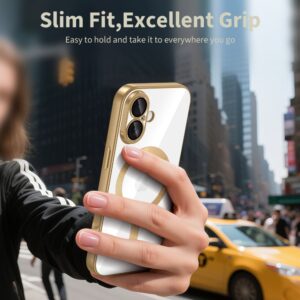 Tech-Protect MagFlex MagSafe dėklas skirtas Apple iPhone 17 - skaidrus aukso spalvos - Image 4