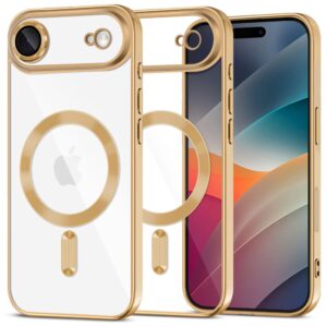 Tech-Protect MagFlex MagSafe dėklas skirtas Apple iPhone 17 Air - skaidrus aukso spalvos