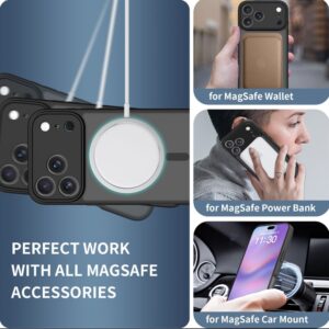 Tech-Protect BasicMag MagSafe dėklas skirtas Apple iPhone 17 Pro Max - matinis juodos spalvos - Image 3