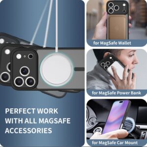 Tech-Protect BasicMag MagSafe dėklas skirtas Apple iPhone 17 Pro Max - matinis juodos spalvos - Image 6