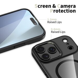 Tech-Protect MagMat MagSafe dėklas skirtas Apple iPhone 17 Pro - skaidrus juodos spalvos - Image 3