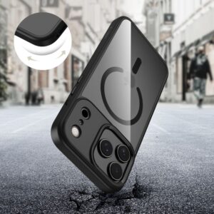 Tech-Protect MagMat MagSafe dėklas skirtas Apple iPhone 17 Pro - skaidrus juodos spalvos - Image 4