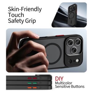 Tech-Protect MagMat XT 4-set MagSafe dėklas skirtas Apple iPhone 17 Pro Max - matinis juodos spalvos - Image 4