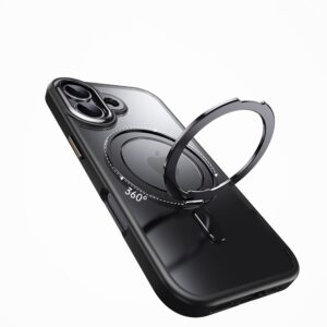 Tech-Protect MagRing MagSafe dėklas skirtas Apple iPhone 17 - matinis juodos spalvos - Image 4
