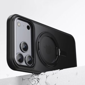 Tech-Protect MagRing MagSafe dėklas skirtas Apple iPhone 17 Pro - matinis juodos spalvos - Image 3