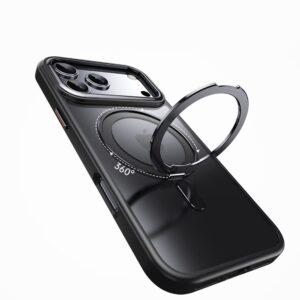 Tech-Protect MagRing MagSafe dėklas skirtas Apple iPhone 17 Pro - matinis juodos spalvos - Image 4