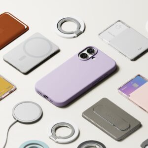 Ringke Silicone Magnetic MagSafe dėklas skirtas Apple iPhone 17 - violetinės spalvos - Image 9