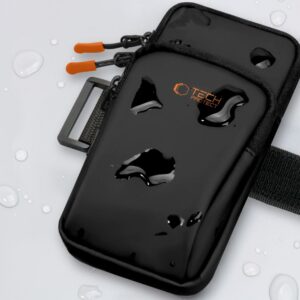 Tech-Protect M7 Universal Sport Armband Case - juodos spalvos ir oranžinės spalvos - Image 7