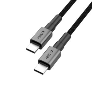 Tech-Protect Ultraboost DNA MagTwist USB-C PD kabelis 100W / 5A 100 cm - pilkos spalvos - Image 3