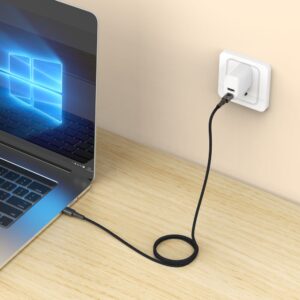 Tech-Protect Ultraboost DNA MagTwist USB-C PD kabelis 100W / 5A 100 cm - pilkos spalvos - Image 5