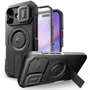 Tech-Protect Kevlar MagSafe dėklas skirtas Apple iPhone 17 - juodos spalvos