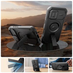 Tech-Protect Kevlar MagSafe dėklas skirtas Apple iPhone 17 - juodos spalvos - Image 5