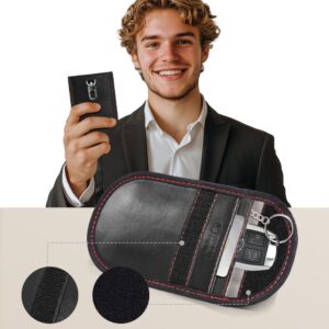 Tech-Protect KLR100 RFID dėklas - juodos spalvos ir raudonos spalvos - Image 3