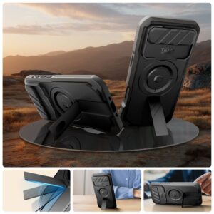 Tech-Protect Kevlar MagSafe dėklas skirtas Apple iPhone 17 Air - juodos spalvos - Image 5