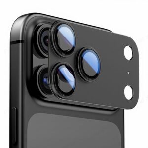 Tech-Protect Camfull Fit+ Camera Cover skirta Apple iPhone 17 - Black - Image 2