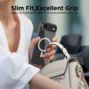 Tech-Protect FlexAir MagSafe dėklas skirtas Apple iPhone 17 Air - skaidrus Glitter - Image 4