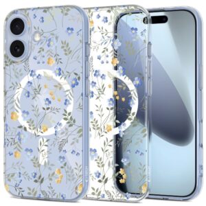 Tech-Protect FlexAir MagSafe dėklas skirtas Apple iPhone 17 - Daisies with Leaves