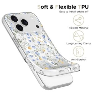 Tech-Protect FlexAir MagSafe dėklas skirtas Apple iPhone 17 Pro - Daisies with Leaves - Image 3