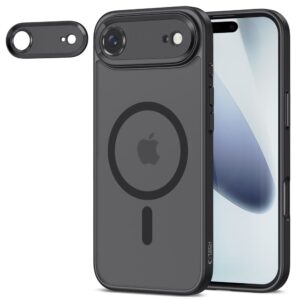 Tech-Protect MagCam MagSafe dėklas skirtas Apple iPhone 17 Air - matinis juodos spalvos - Image 2