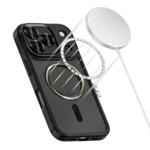 Tech-Protect MagCam MagSafe dėklas skirtas Apple iPhone 17 Pro - matinis juodos spalvos - Image 3