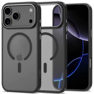 Tech-Protect MagEdge MagSafe dėklas skirtas Apple iPhone 17 Pro Max - matinis juodos spalvos