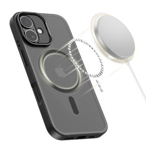 Tech-Protect MagStand MagSafe dėklas skirtas Apple iPhone 17 - matinis juodos spalvos - Image 2