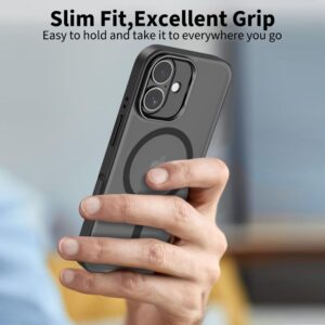 Tech-Protect MagStand MagSafe dėklas skirtas Apple iPhone 17 - matinis juodos spalvos - Image 4