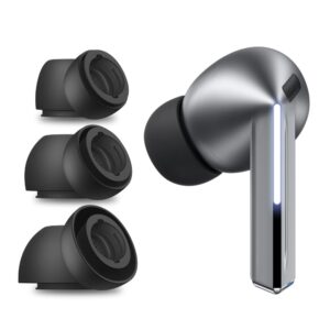 Tech-Protect Ear Tips for Samsung Galaxy Buds 3 Pro in sizes S / M / L - black (3 vnt)