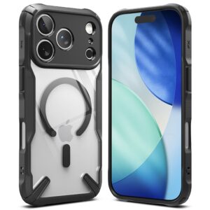 Ringke Fusion X Magnetic MagSafe dėklas skirtas Apple iPhone 17 Pro Max - juodos spalvos - Image 2