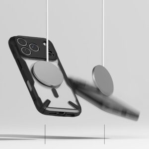 Ringke Fusion X Magnetic MagSafe dėklas skirtas Apple iPhone 17 Pro Max - juodos spalvos - Image 6