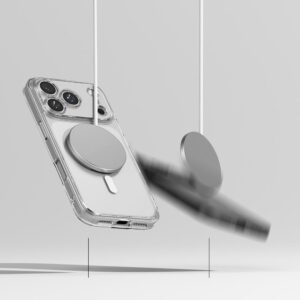 Ringke Fusion Magnetic MagSafe dėklas skirtas Apple iPhone 17 Pro - skaidrus - Image 6