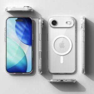 Ringke Fusion Magnetic MagSafe dėklas skirtas Apple iPhone 17 Air - skaidrus - Image 5