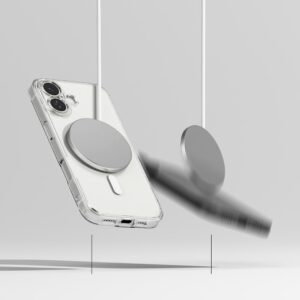 Ringke Fusion Magnetic MagSafe dėklas skirtas Apple iPhone 17 - skaidrus - Image 6