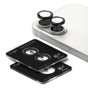 Ringke Camera Frame Protector 2-pack skirtas Apple iPhone 17 - juodos spalvos - Image 3