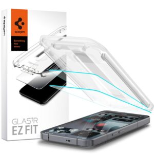 Spigen Glas.TR EZ Fit Apsauginis srtiklas 2-pack skirtas Nothing Phone 3 - Transparent