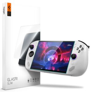 Spigen Glas.tR Slim 2-pack apsauginis stiklas skirtas Lenovo Legion GO S - juodos spalvos