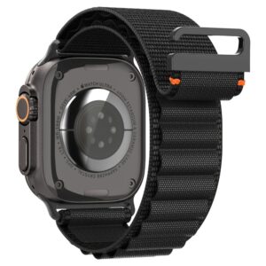 Apyrankė Spigen WBF1 Strap for Apple Watch 44 / 45 / 46 / 49 mm - juodos spalvos - Image 3