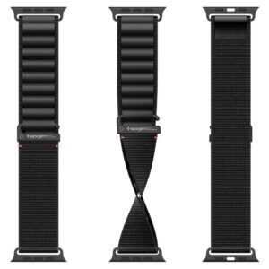 Apyrankė Spigen WBF1 Strap for Apple Watch 44 / 45 / 46 / 49 mm - juodos spalvos - Image 9