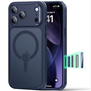 ESR Classic Hybrid Dėklas Apple iPhone 17 Pro Max, frosted blue - Image 1