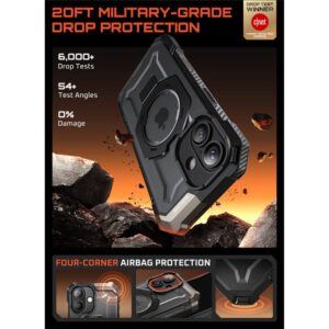 Supcase UB Grip Mag MagSafe dėklas skirtas Apple iPhone 17 - juodos spalvos - Image 3