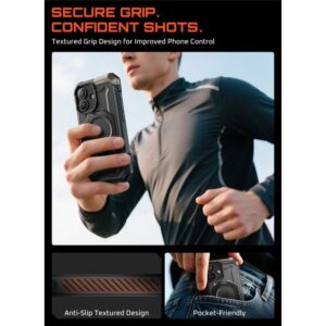 Supcase UB Grip Mag MagSafe dėklas skirtas Apple iPhone 17 - juodos spalvos - Image 7