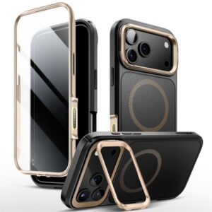 Supcase IBLSN Ares Flip Mag MagSafe dėklas skirtas Apple iPhone 17 Pro - auksos spalvos - Image 2