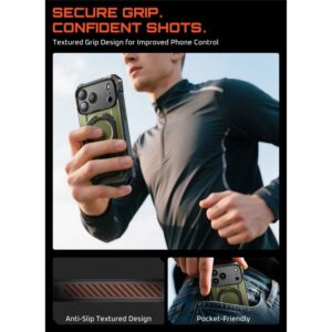 Supcase UB Grip Mag MagSafe dėklas skirtas Apple iPhone 17 Pro - žalios spalvos - Image 7