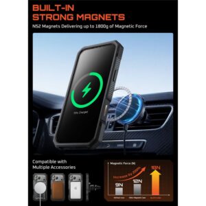 Supcase UB Grip Pro Mag MagSafe dėklas skirtas Apple iPhone 17 Pro - juodos spalvos - Image 5